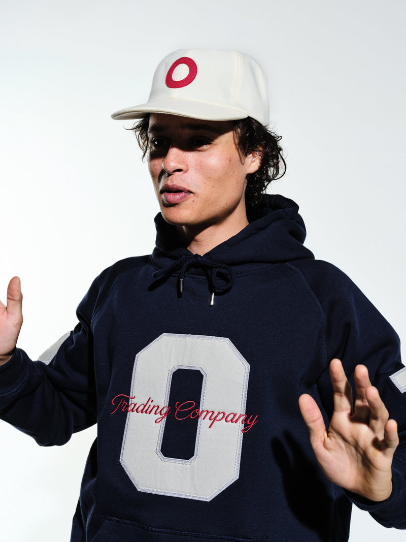 Pop Football Hooded Sweat Navy