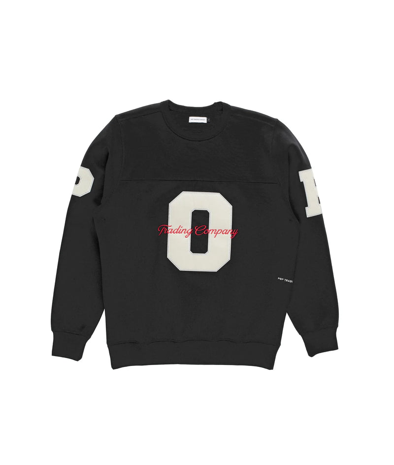 Pop College Crewneck Sweat Black