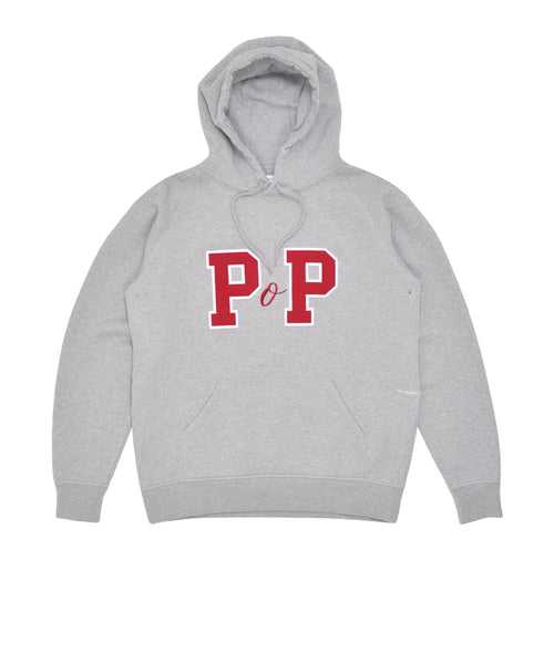 Featured Product Image Of Pop College P Hooded Sweat Heather Grey