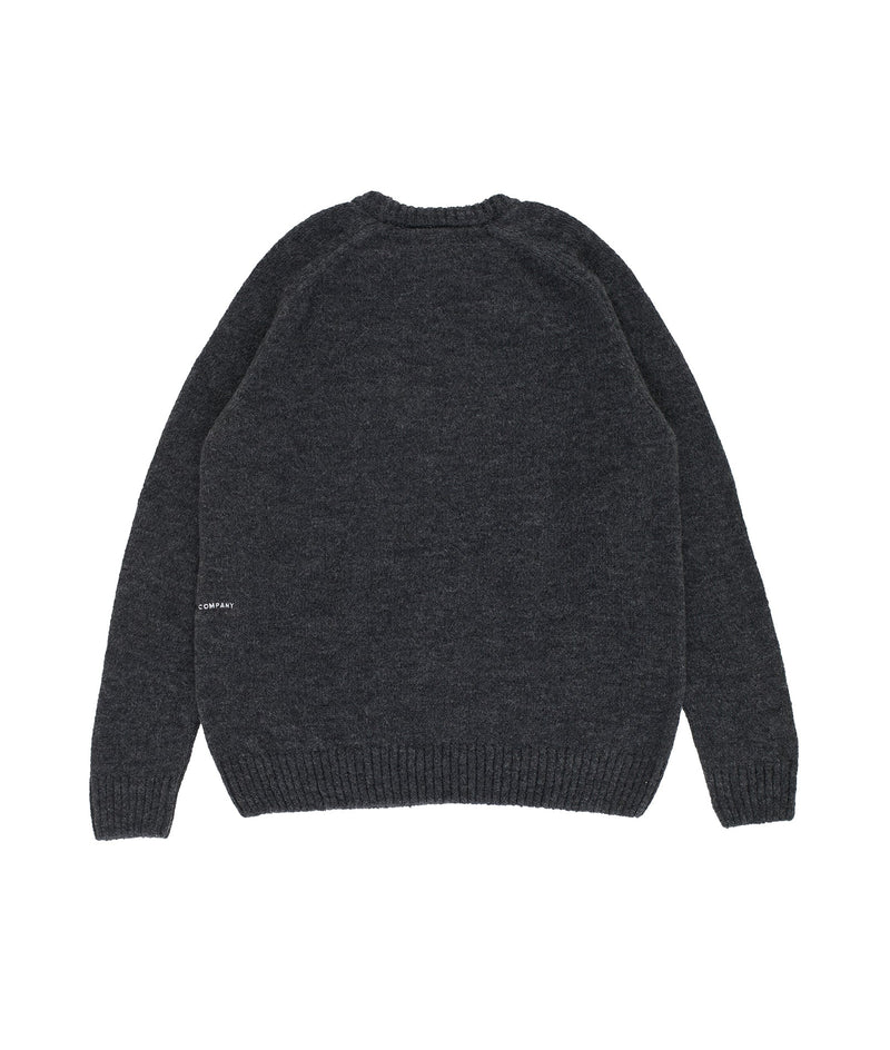 Pop Knitted Chaos Crewneck Anthracite