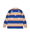 Pop Striped Rugby Polo White Pepper