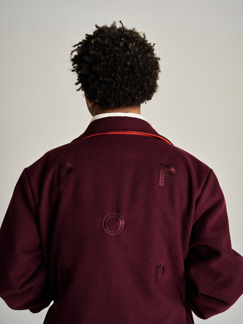 Pop Varsity Jacket Fudge