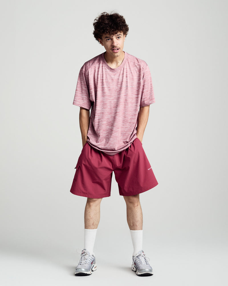 Pop Scouse Sports T-Shirt Heather Earth Red