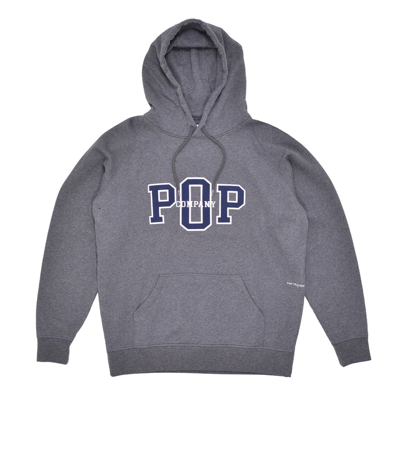 Pop Company Hooded Sweat Charcoal Heather