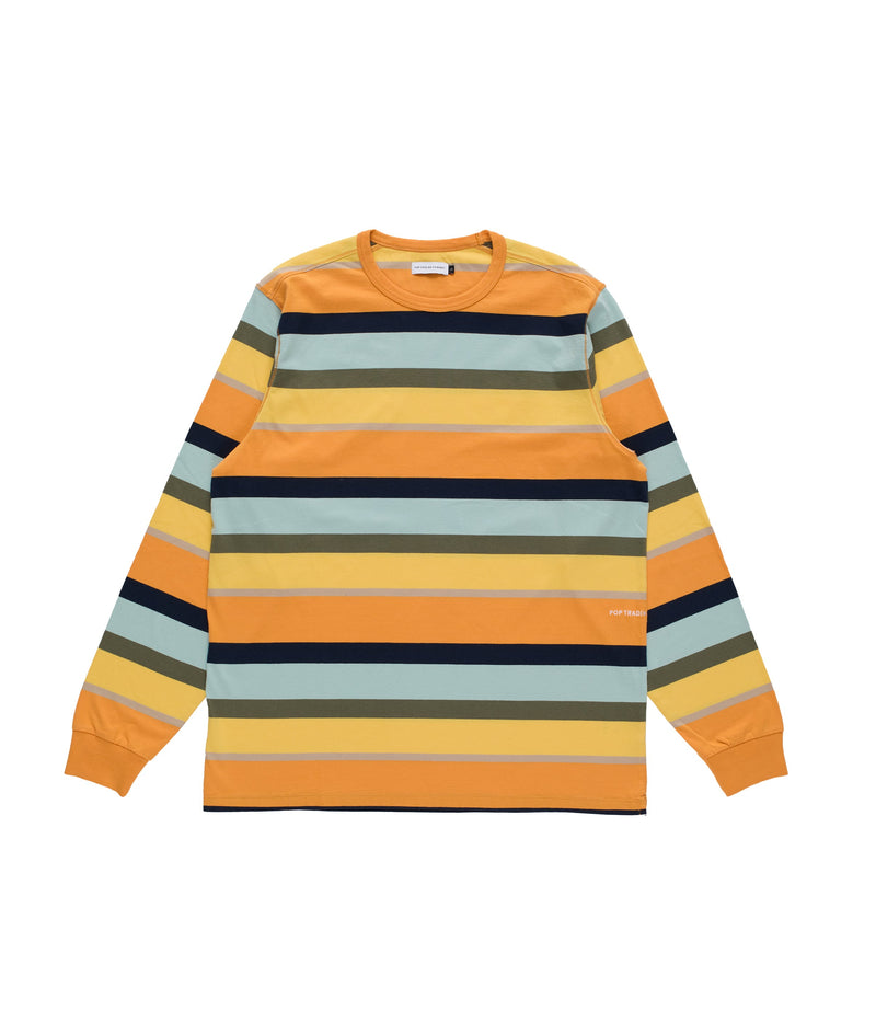 Pop Striped Logo Longsleeve T-Shirt Multicolour