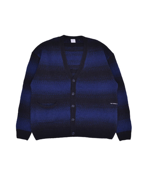 Featured Product Image Of Pop Striped Knitted Cardigan Sodalite Blue/Black
