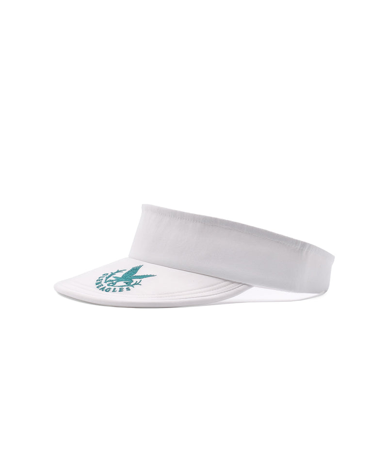 Pop & Gleneagles Flexfoam Visor Hat White