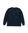 Pop Logo Longsleeve T-Shirt Navy