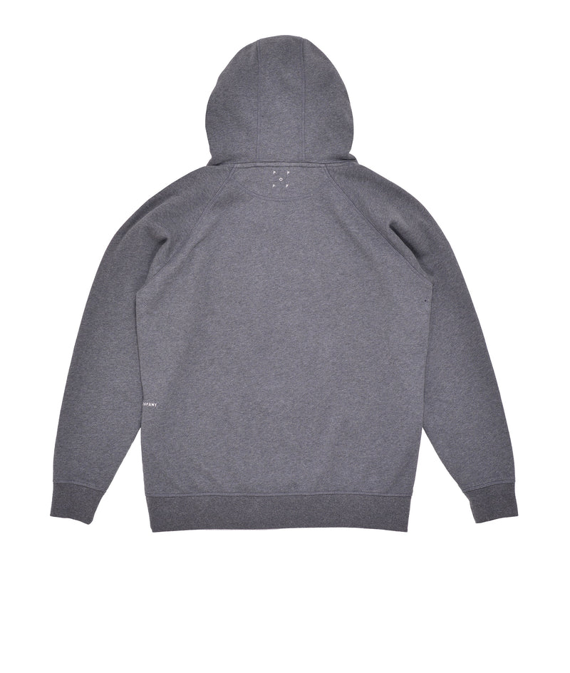 Pop Company Hooded Sweat Charcoal Heather