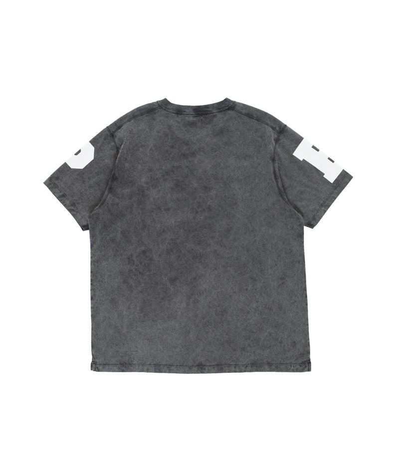 Pop Washed Football T-Shirt Black