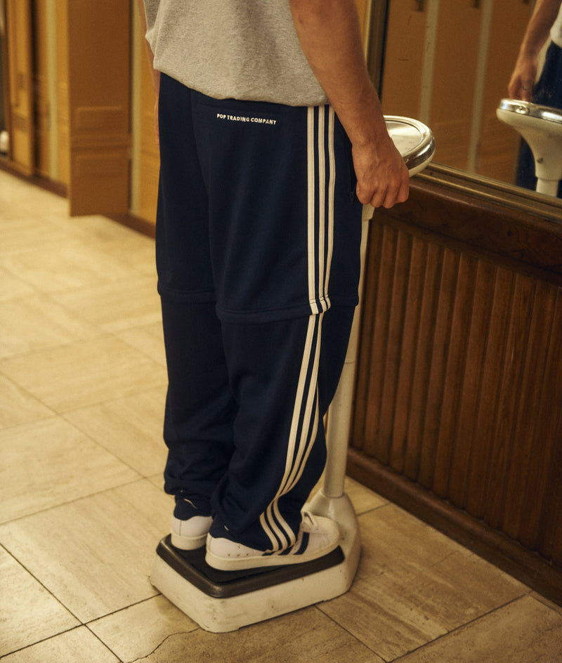 Pop & Adidas Beckenbauer Track Pants Navy/White