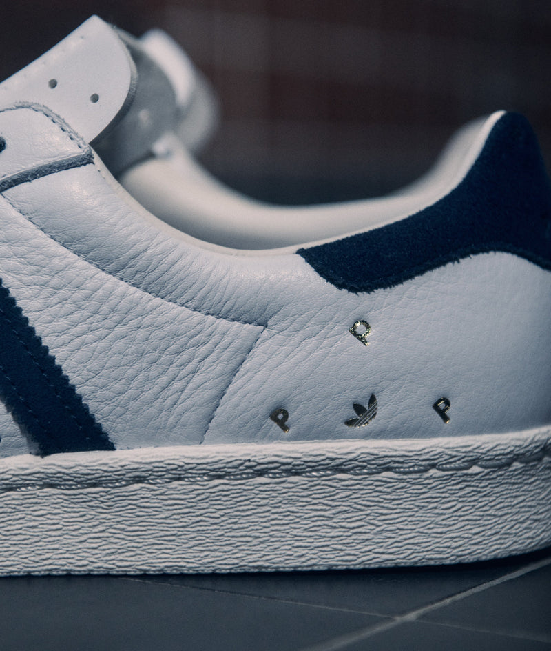 Pop & Adidas Superstar ADV White/Navy