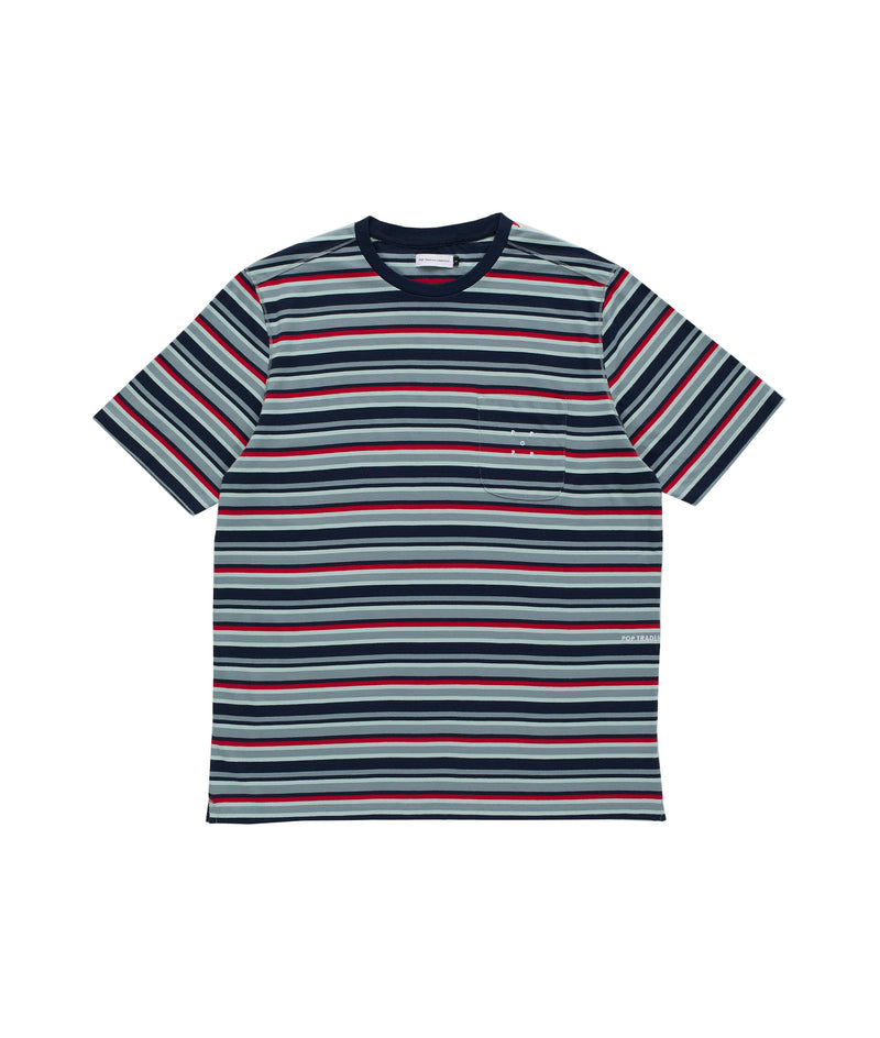 Pop Striped Pocket T-Shirt Multicolour