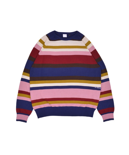 Featured Product Image Of Pop Striped Knitted Crewneck Multi