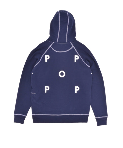 Featured Product Image Of Pop Logo Hooded Sweat Navy/White
