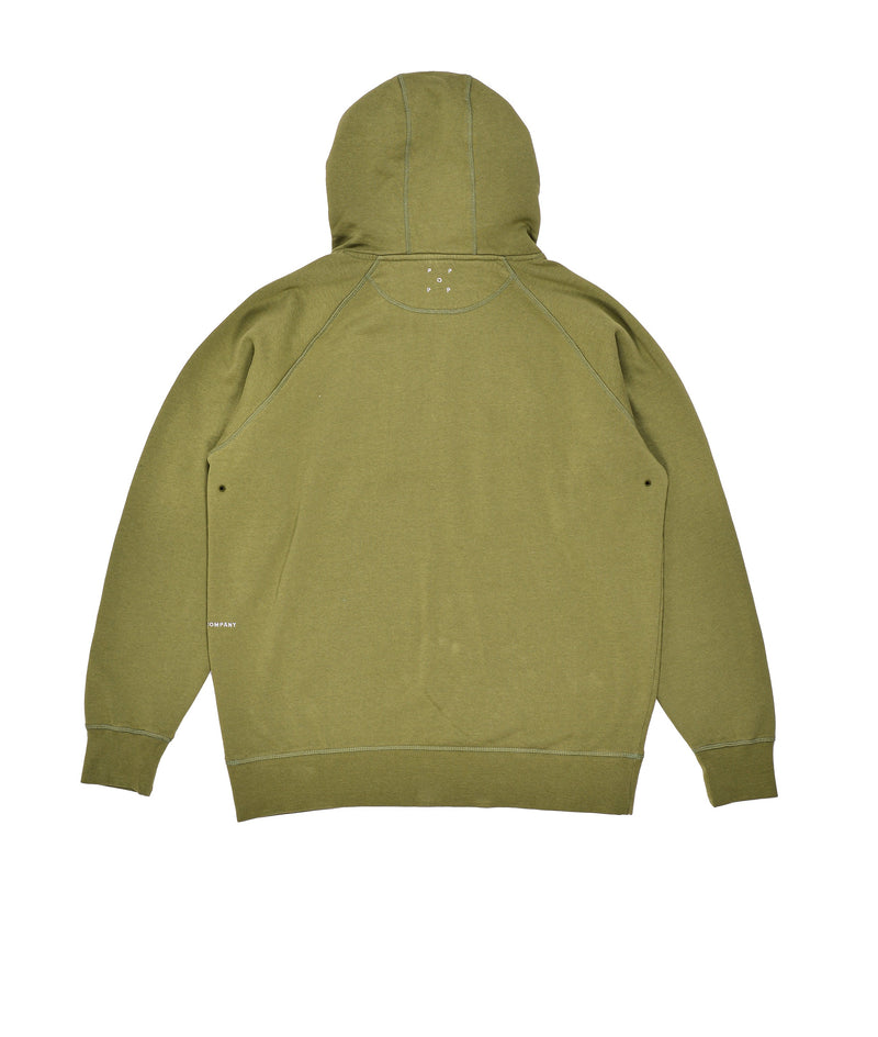 Pop Arch Logo Hooded Sweat Loden Green