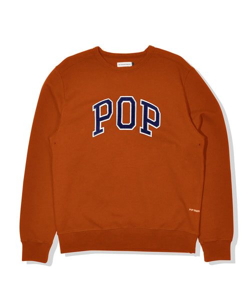 Featured Product Image Of Pop Arch Crewneck Sweat Amber