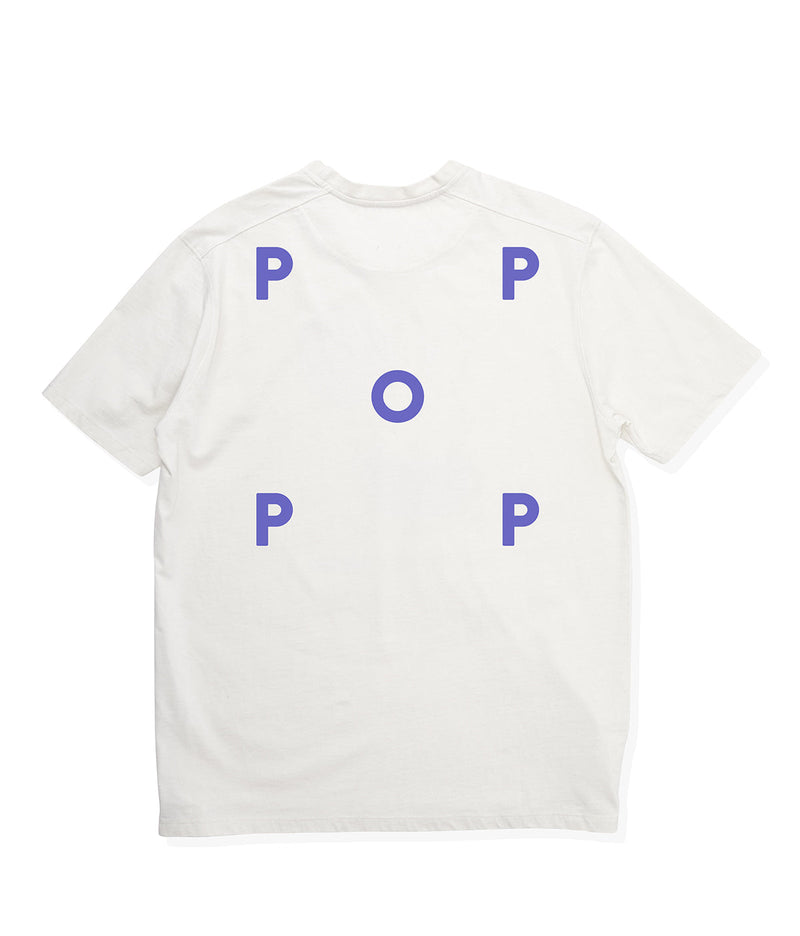 Pop Logo T-Shirt White/Grape