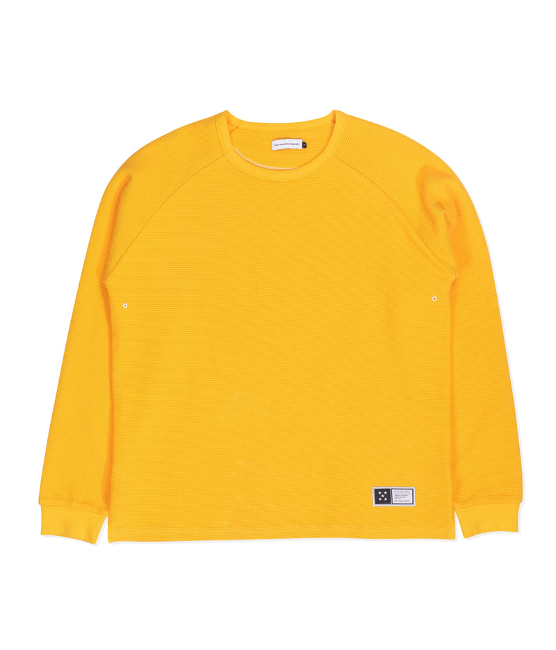 Pop Waffle Longsleeve Burnt Yellow