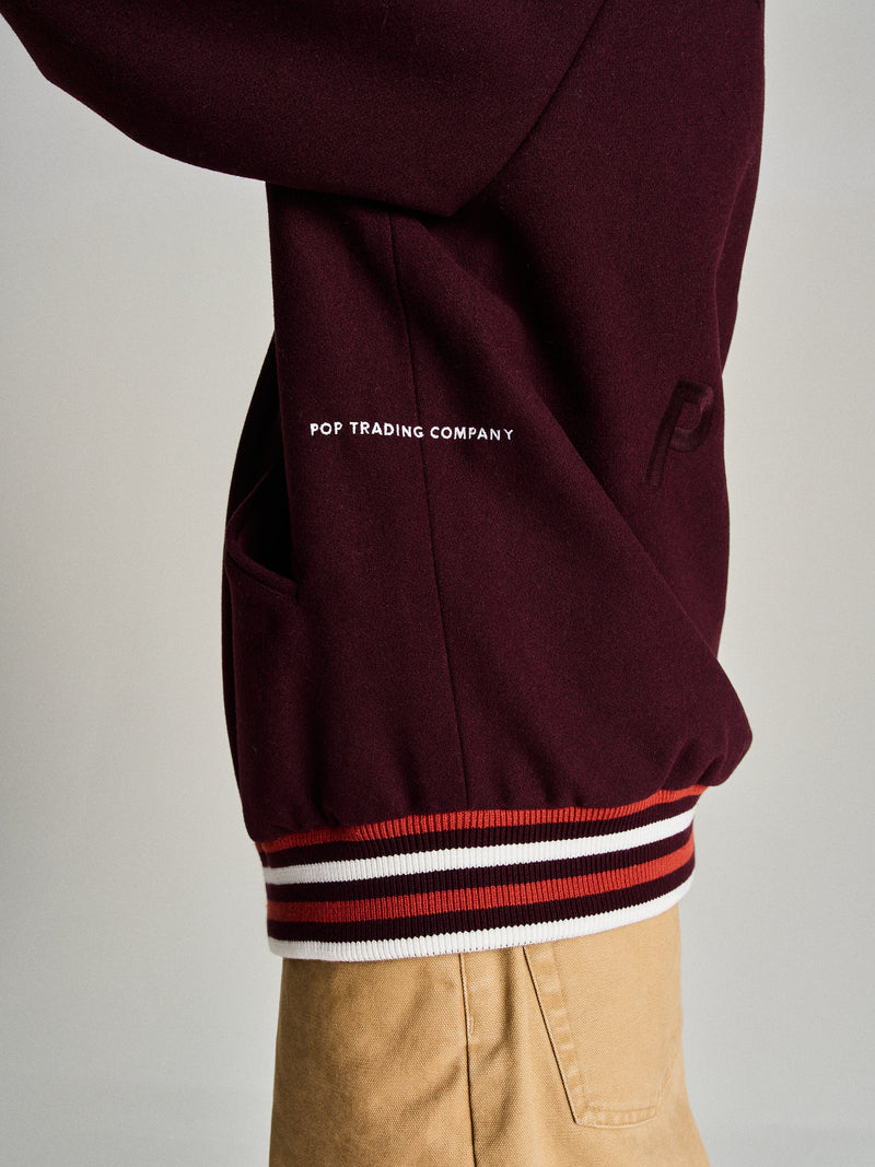 Pop Varsity Jacket Fudge