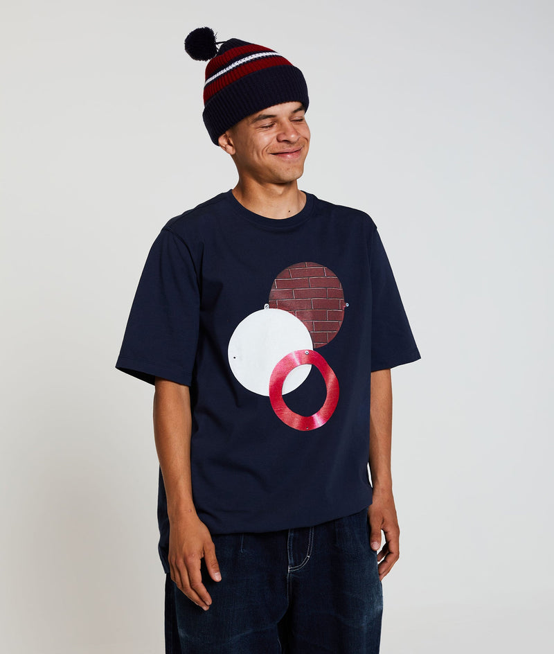 Pop Mees Popsign T-Shirt Navy