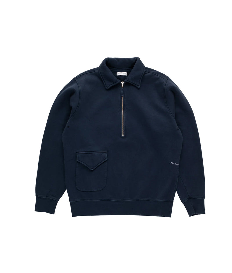 Pop Halfzip Sweat Navy