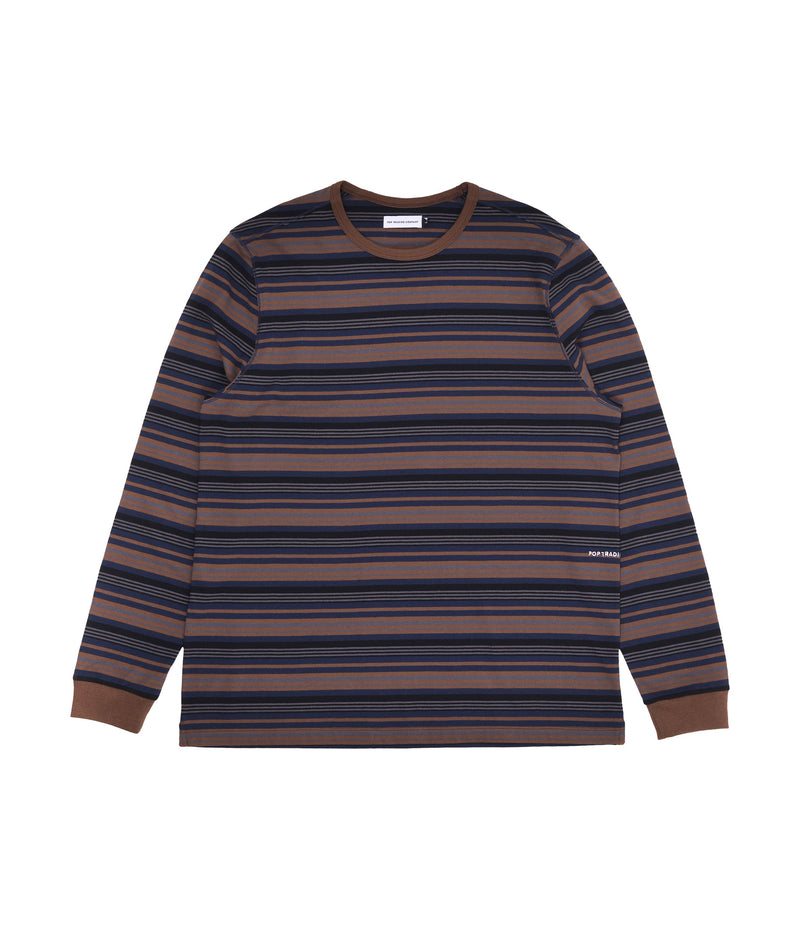 Pop Striped Longsleeve T-Shirt Rain Drum