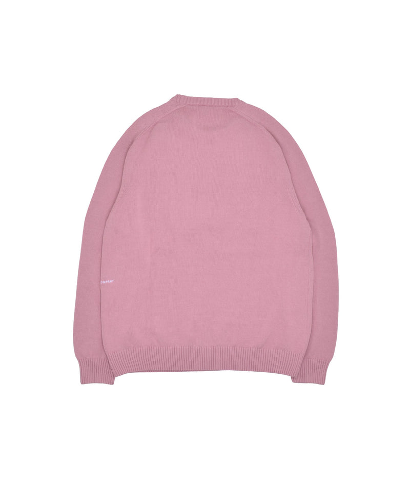 Pop Arch Knitted Crewneck Mesa Rose/Fired Brick