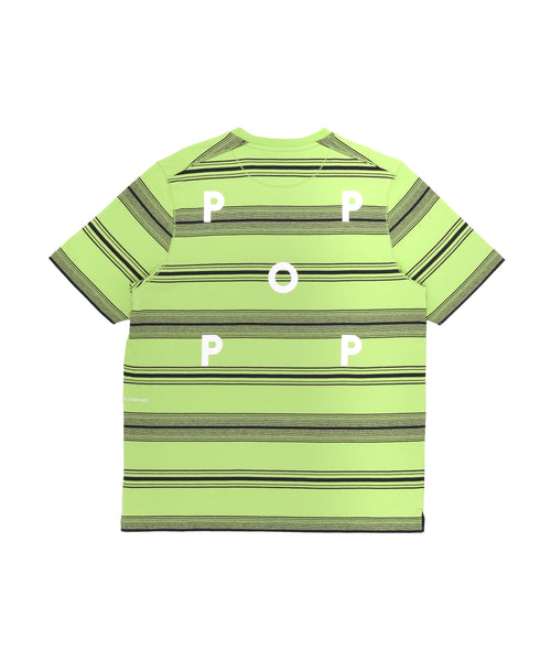 Featured Product Image Of Pop Striped Logo T-Shirt Jade Lime