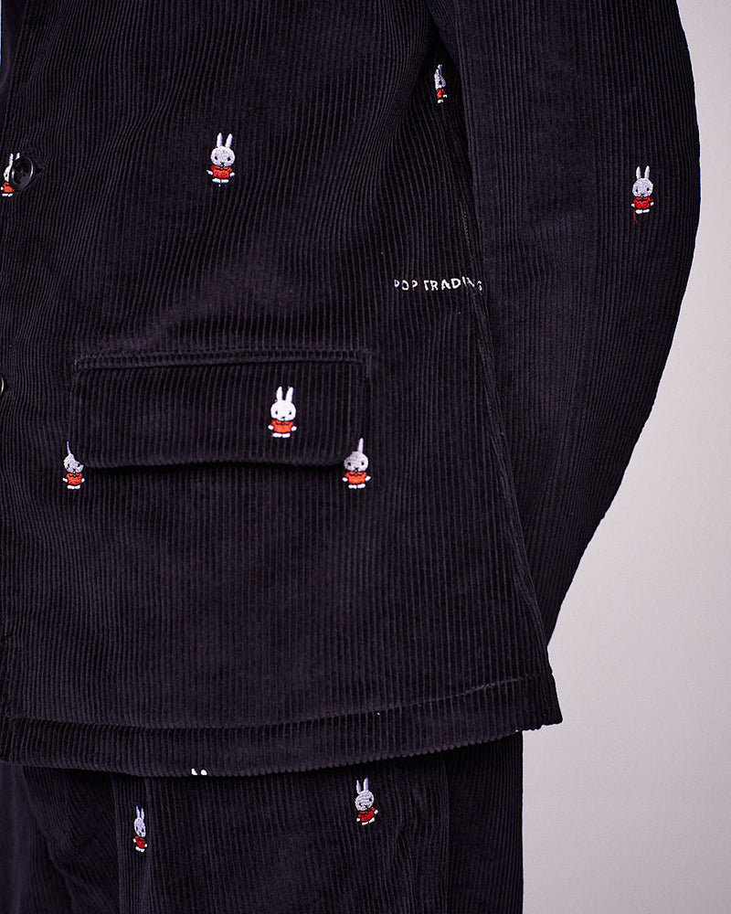 Pop Miffy Suit Jacket Black Cord