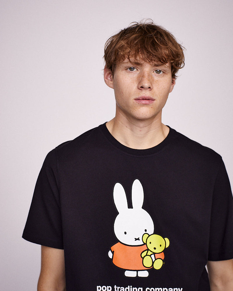 Pop Miffy Bear T-Shirt Black