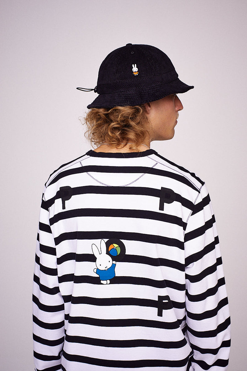 Pop Miffy Bell Hat Black Cord