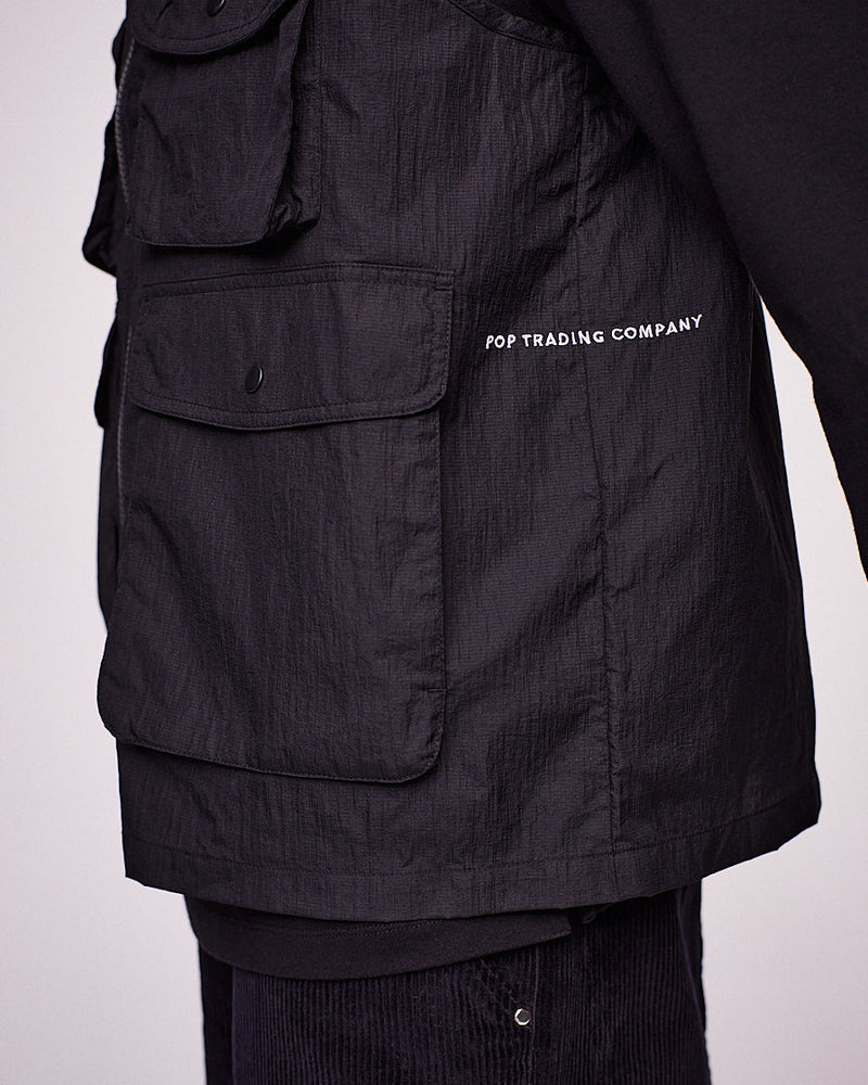 Pop Safari Vest Black