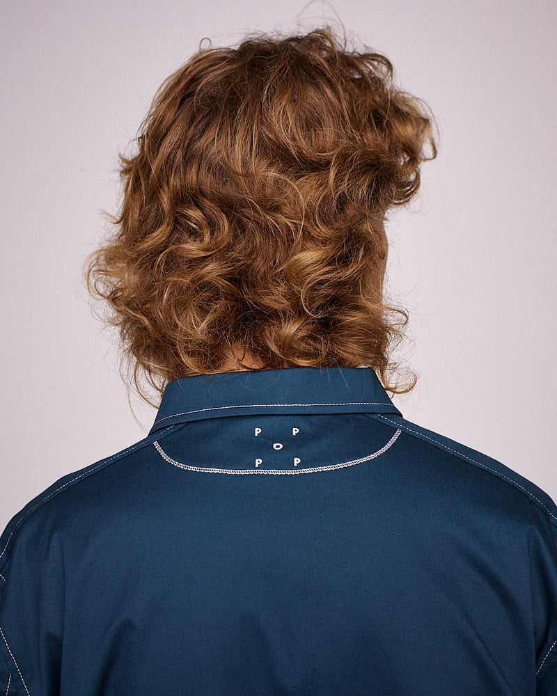 Pop Big Pocket Shirt Dark Teal