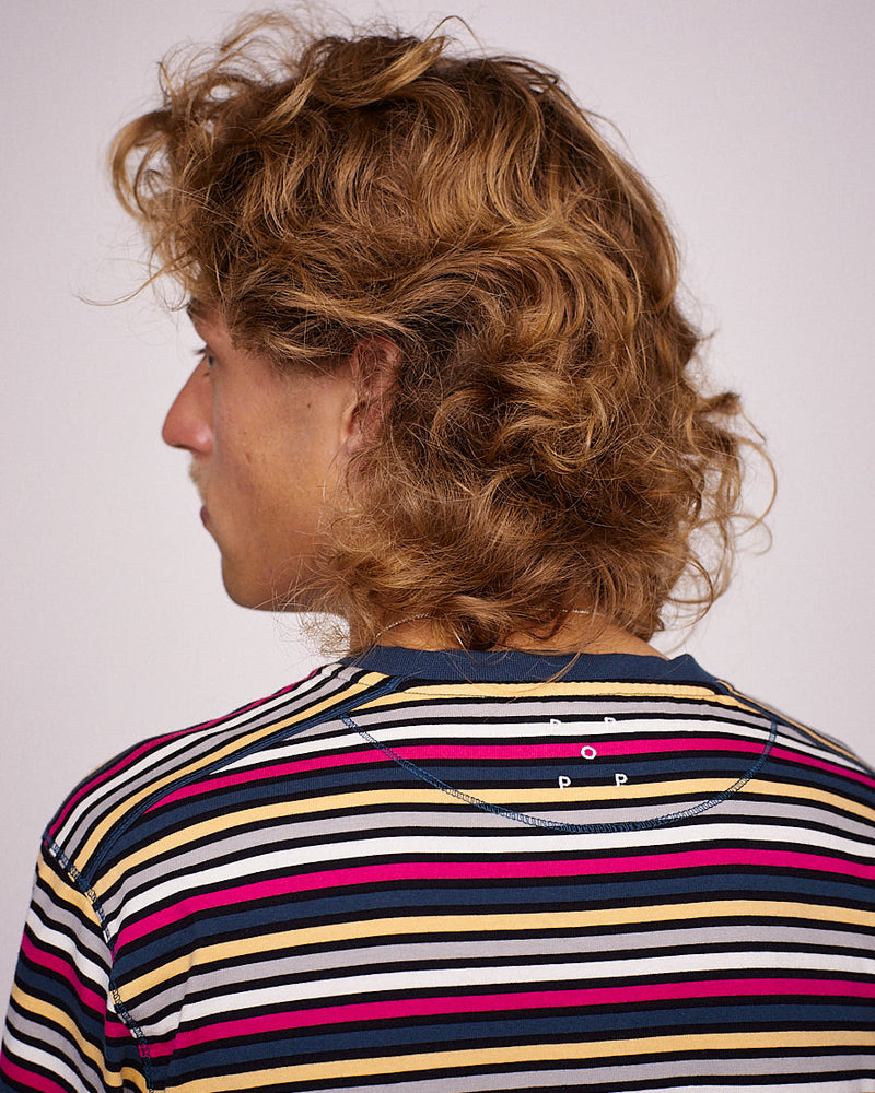 Pop Striped Pocket T-Shirt Multicolor
