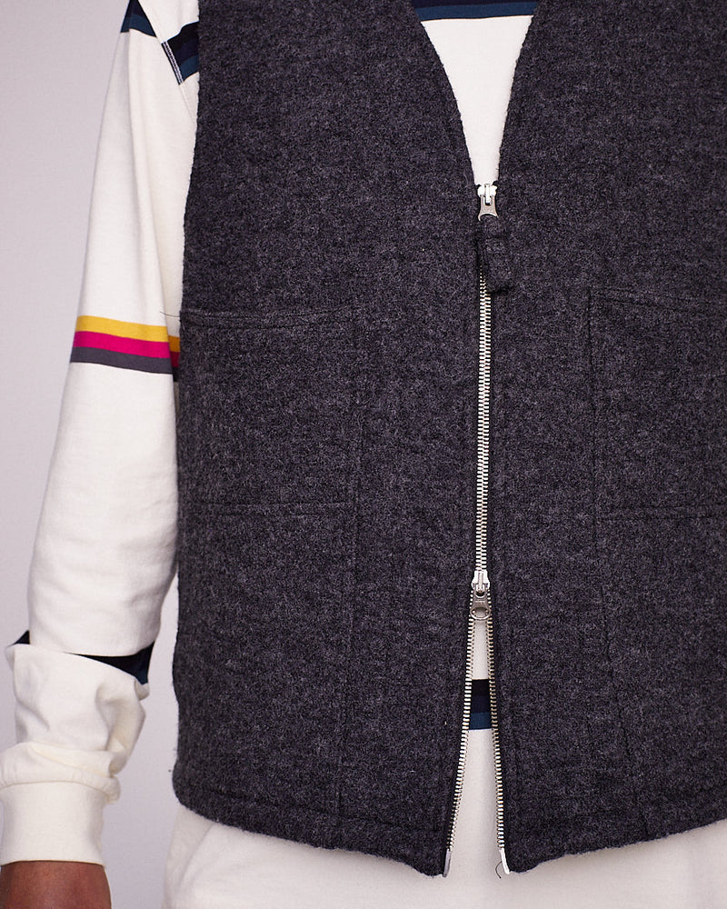 Pop Wizard Vest Boiled Wool