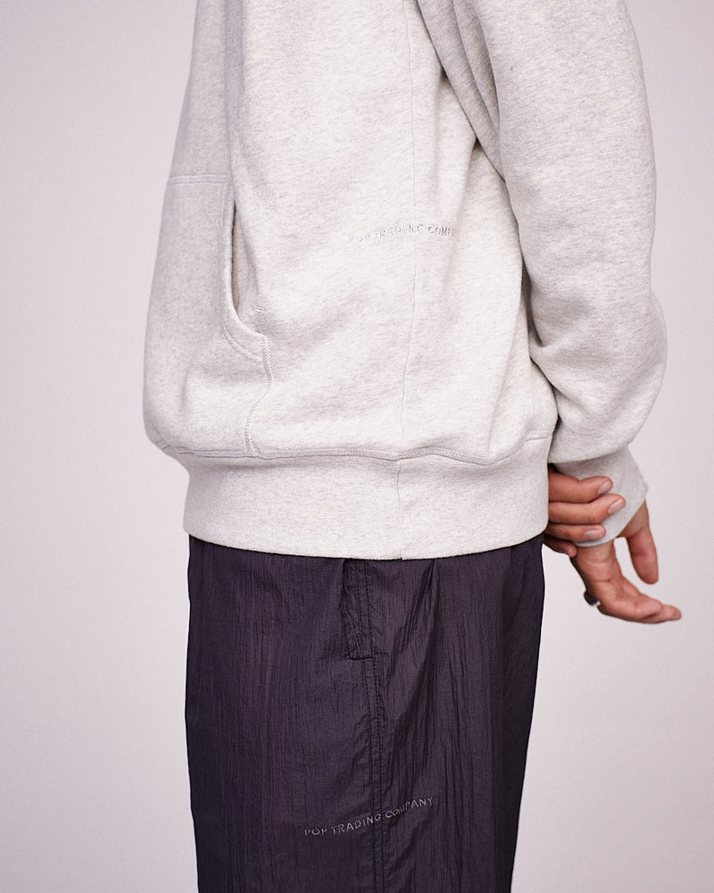 Pop Arch Hooded Sweat Off White Heather