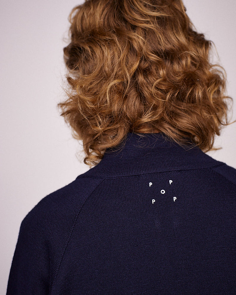 Pop Sportswear Company Knitted Halfzip Navy