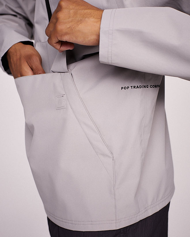 Pop DRS Halfzip Tech Jacket Light Grey