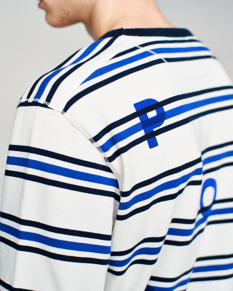 Pop Harold Stripe Off White/Grape