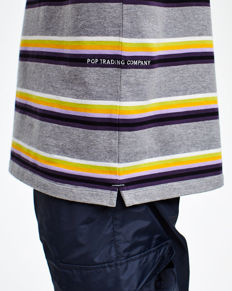 Pop Striped Longsleeve Heather Grey/Multicolour