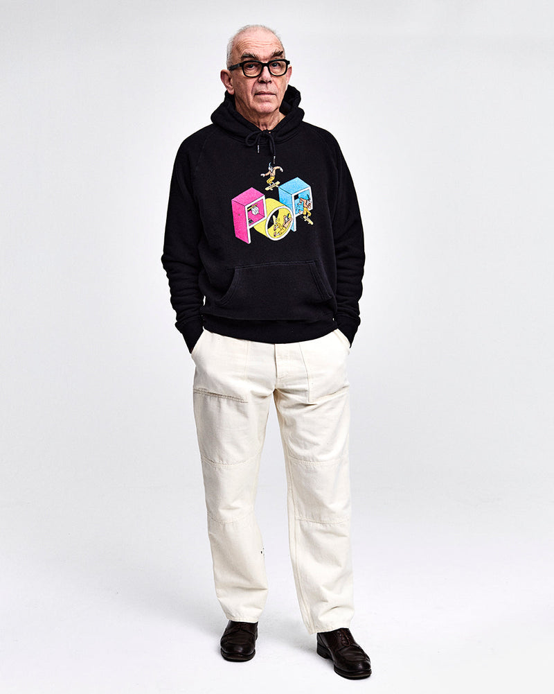 Pop Joost Swarte Hooded Sweat Black