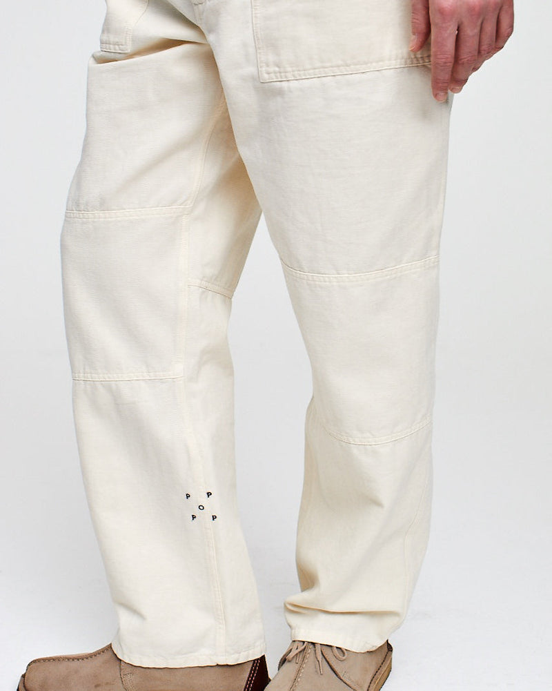 Pop Phatique Farm Pants Off White