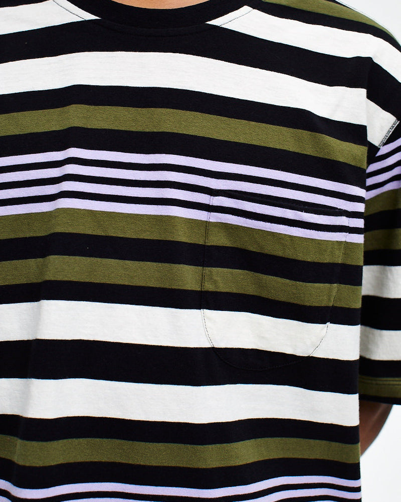 Pop Striped Pocket T-Shirt Multicolour