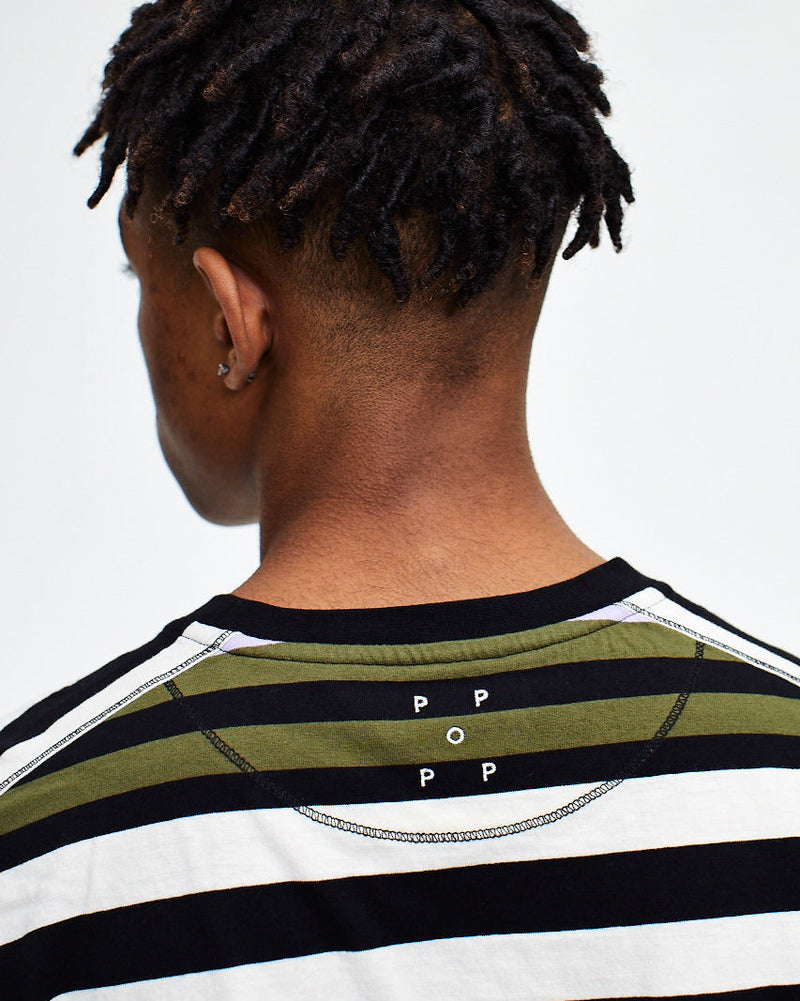 Pop Striped Pocket T-Shirt Multicolour