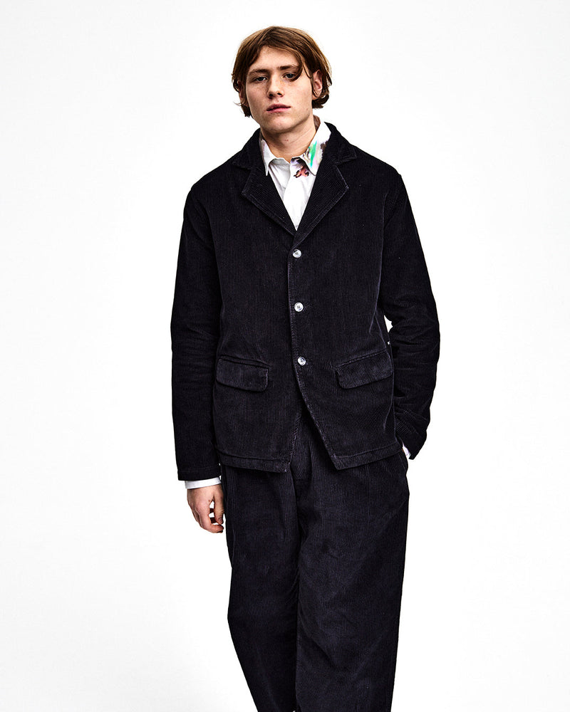 Pop Corduroy Suit Pants Black