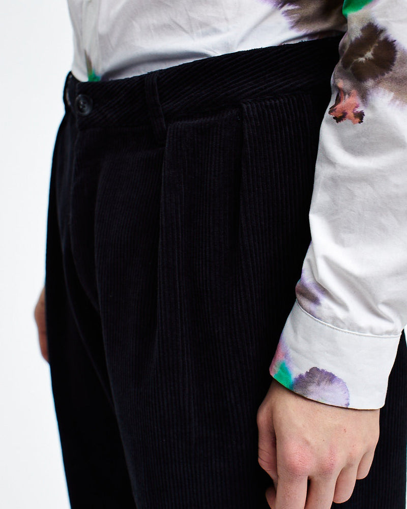 Pop Corduroy Suit Pants Black