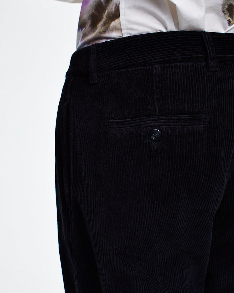 Pop Corduroy Suit Pants Black