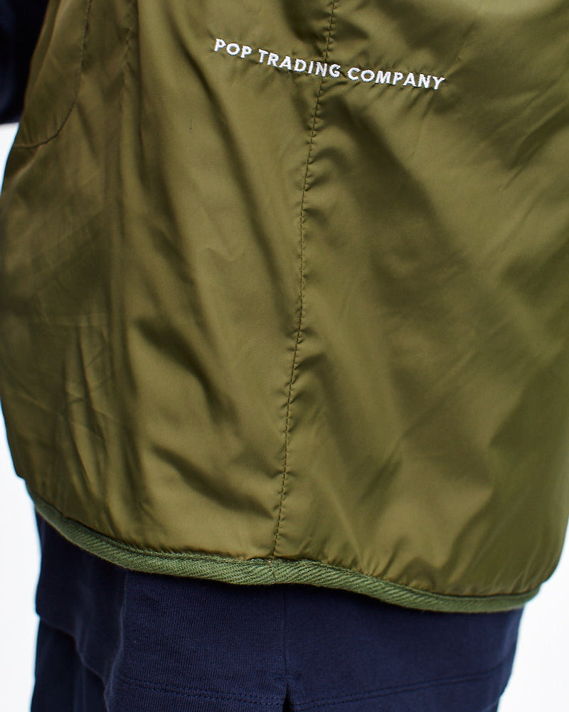 Pop Harold Reversible Vest Hunting Green