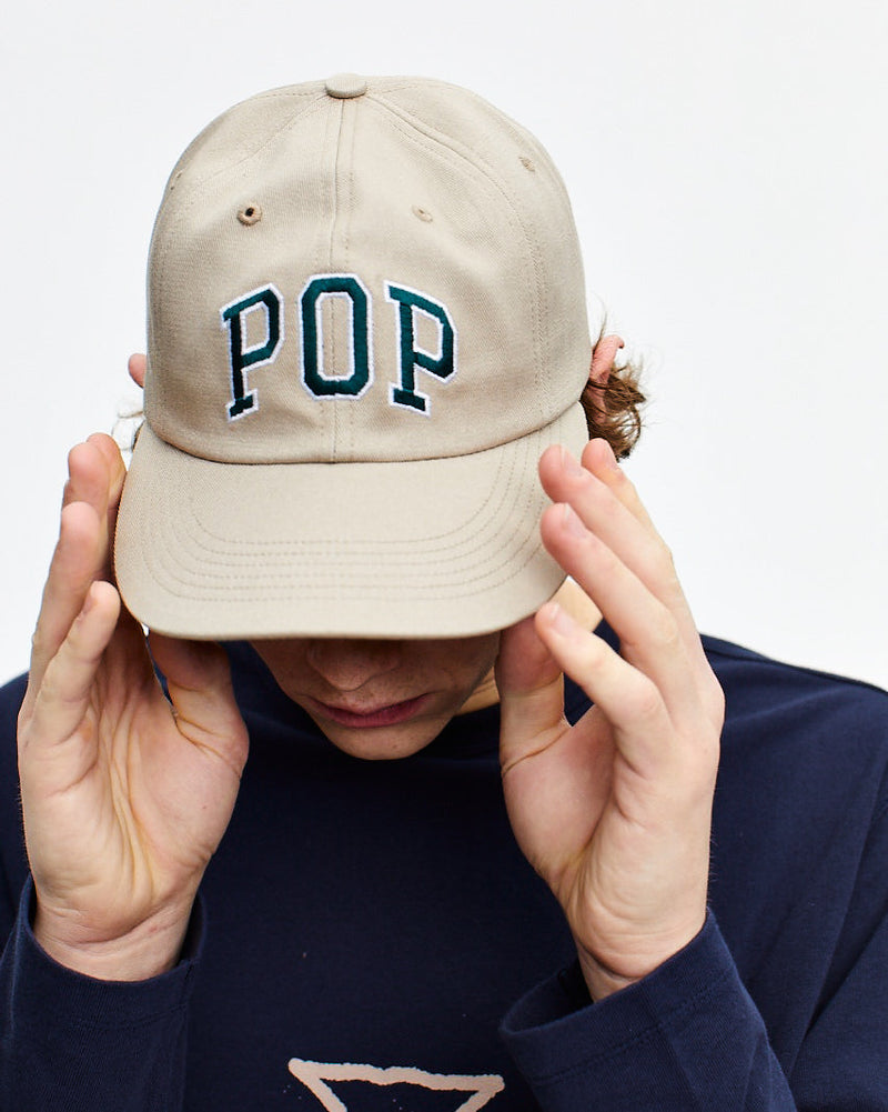Pop Arch 6 Panel Hat Khaki